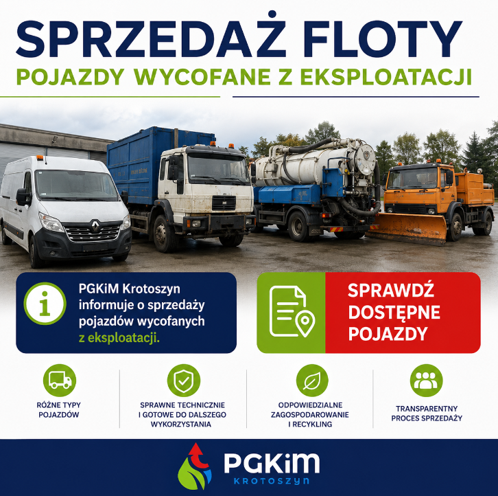 Oferta sprzedaży pojazdów wycofanych z eksploatacji